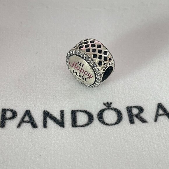New! Pandora Disney Parks Castle Rainbow Charm My Happy Place Silver s925 ALE - Picture 4 of 4